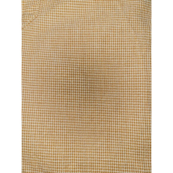 Wrangler Shirt Mens XL Button Up Orange White Micro Houndstooth Cotton - Picture 3 of 9